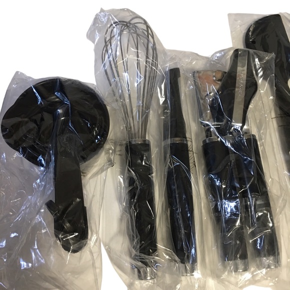 NIB Crofton New In Box PBA FREE 15 Pc Kitchen Tool Set Black Dishwasher … - Picture 3 of 12